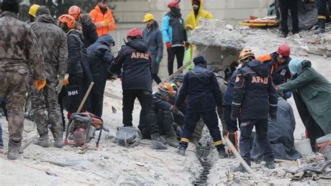 Angka Kematian Gempa Bumi Di Turkiye Meningkat Hampir