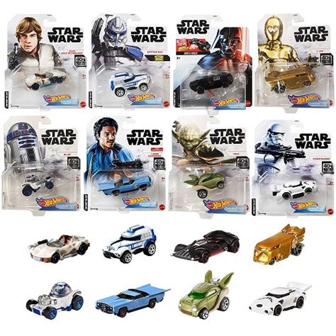 予約受付中 Hot Wheels スタジオ キャラクターカー Mix 6アソートSTAR WARS スターウォーズ 986F GJH91