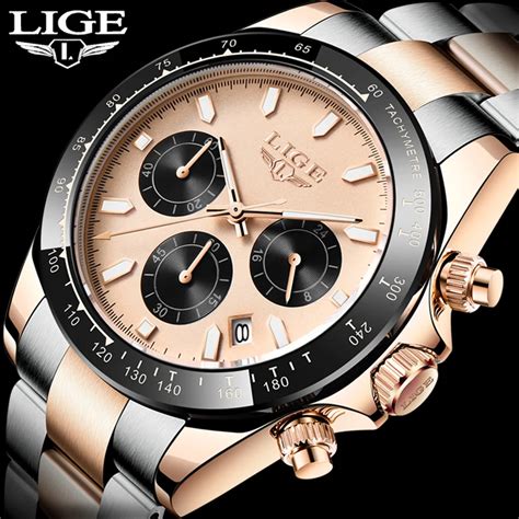 Lige Reloj Anal Gico De Acero Inoxidable Para Hombre Accesorio De