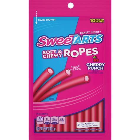 Sweetarts Soft And Chewy Candy Ropes 3 Oz Grocery