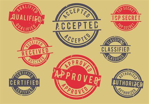 Certified Stamp Free Vector Art - (6,829 Free Downloads)