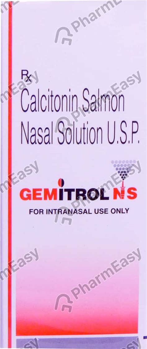 Gemitrol Ns 200 Iu Nasal Spray 37 Uses Side Effects Price