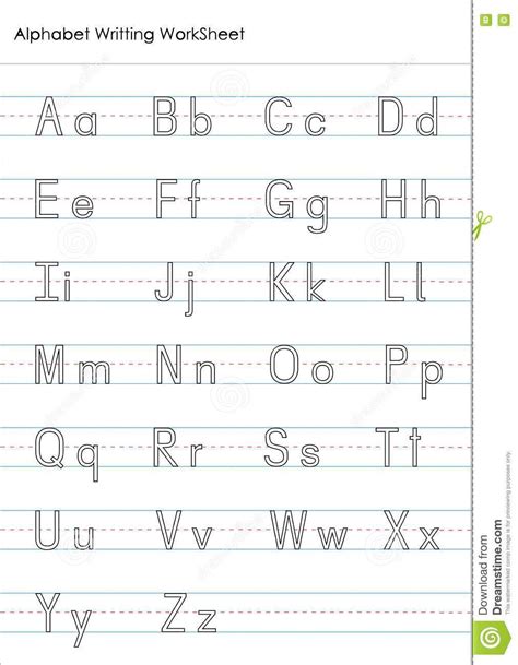 Alphabet Writing Practice Worksheets Pdf – Letter Worksheets