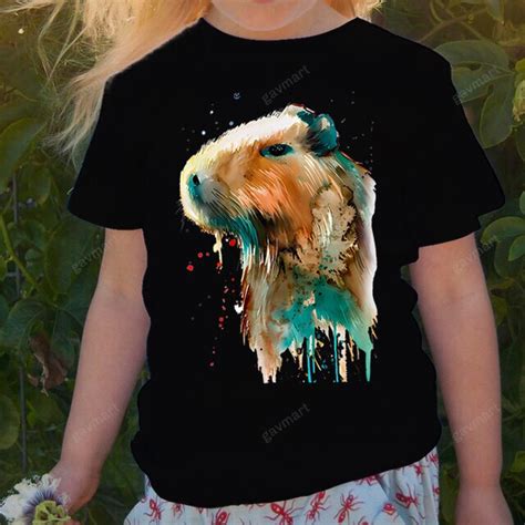 Capybara S Side Face Comfort T Shirt Gavmart