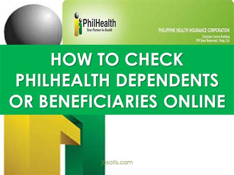 How To Check Philhealth Dependents Or Beneficiaries Online