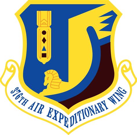 Coat Of Arms Crest Of 376th Air Expeditionary Wing US Air Force