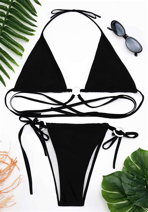 Comfort Set Bikini Τριγωνάκι Μαύρο 32 34430 Skroutz gr