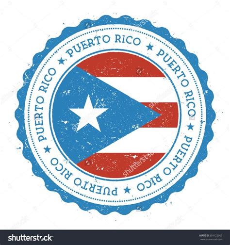 Puerto Rico Passport In 2024 Passport Stamps Sticker Flag Travel Stamp