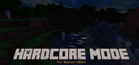 Hardcore Mode Minecraft Pe Addonmod