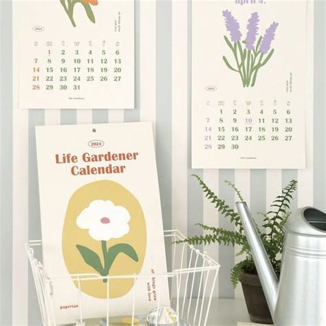 Mochithings 2024 Life Gardener Wall Calendar