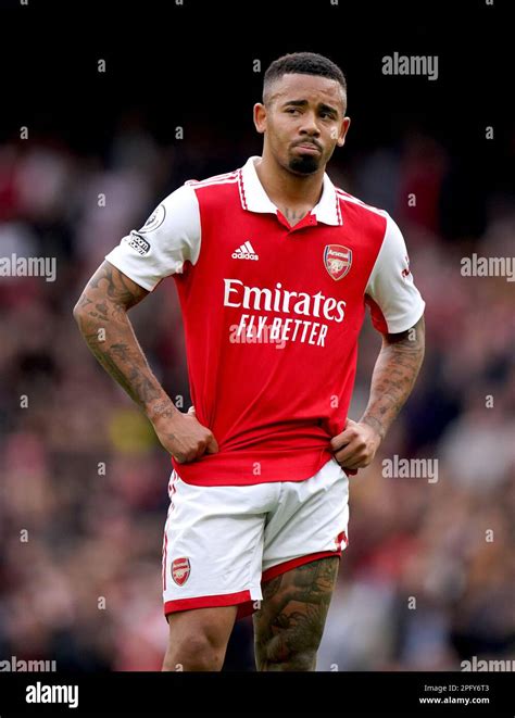 Arsenal S Gabriel Jesus During The Premier League Match At The Emirates