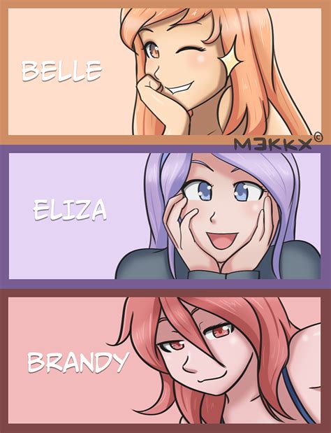 My 3 OCs By Mekkx Hentai Foundry