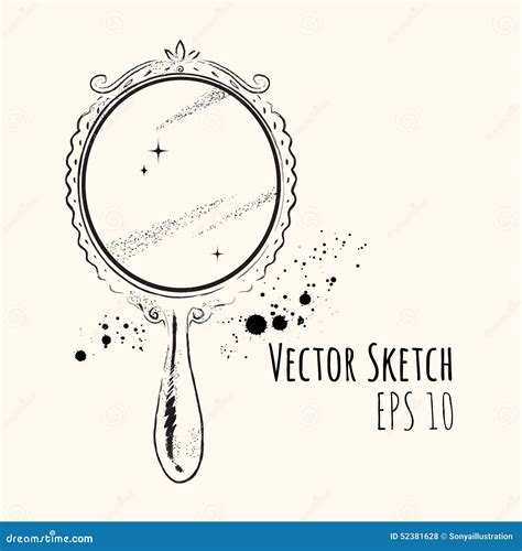 Mirror Stock Vector Illustration Of Polish Isolated 52381628