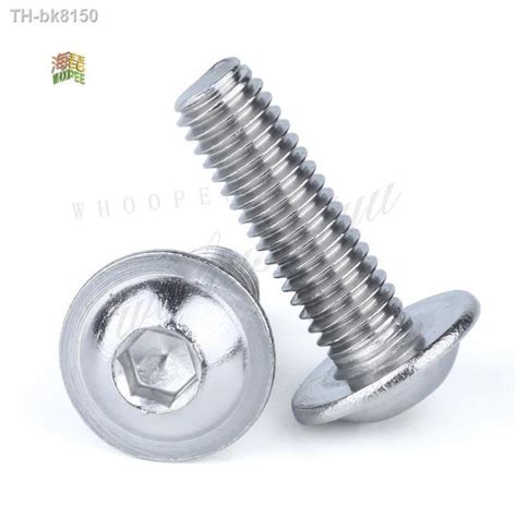 5 50pcs M3 M4 M5 M6 M8 M10 304 Stainless Steel Half Round Button Flange