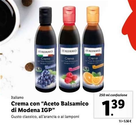 Crema Con Aceto Balsamico Di Modena Igp Offerta Di Lidl