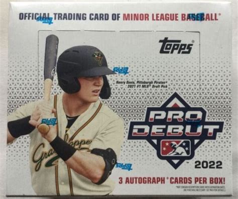 Topps Pro Debut Baseball Hobby Jumbo Box For Sale Online Ebay