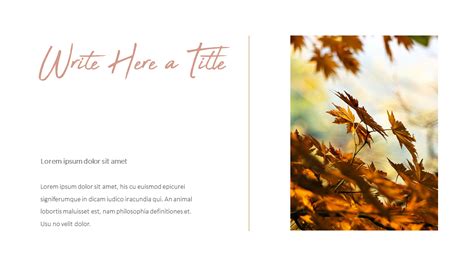 Fall Theme PPT Templates