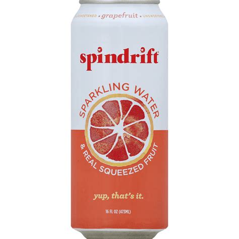 Spindrift Spindrift Sparkling Water Grapefruit 16 Ounce — Wholelotta Good