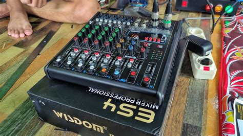 Unboxing Review Mixer Wisdom Terbaru ES4 Full Fitur YouTube