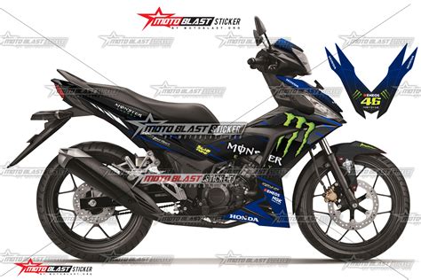 Modif Striping Honda Supra Gtr Livery Monster Gp Motoblast