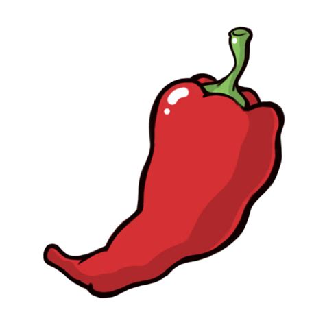 Red chili pepper clipart kid - Clipartix