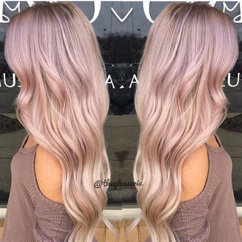 Blush Balayage By April Pinkhair Blushhair Blondehair Longhair Gorgeous Hair Dyed Hair