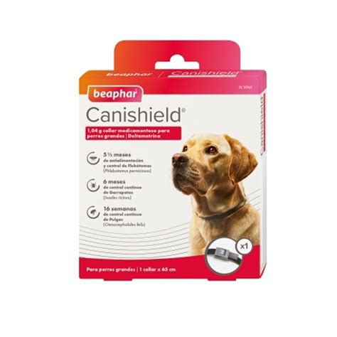 Canishield Collar Antiparasitario Para Perro Grande Peluchos Mascotas