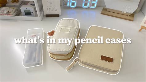 Whats In My Pencil Cases Stationery Recommendations YouTube