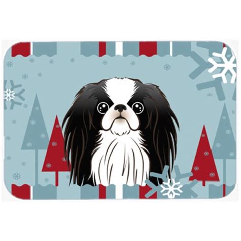Winter Holiday Japanese Chin Mouse Pad Hot Pad Trivet Kroger