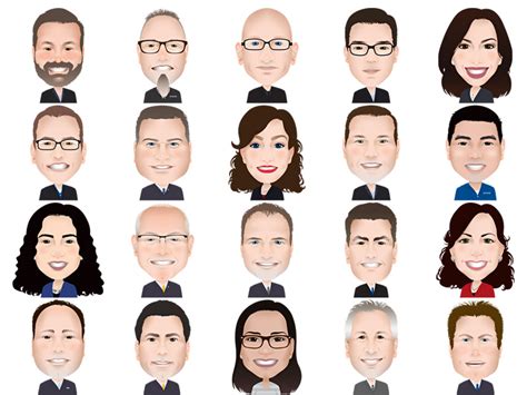 Corporate Avatars By Emily Phelan On Dribbble