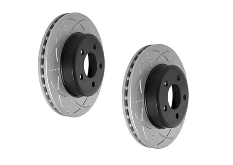 Bendix Ultimate Slotted Dimpled Brake Rotor Pair Mm Front Br