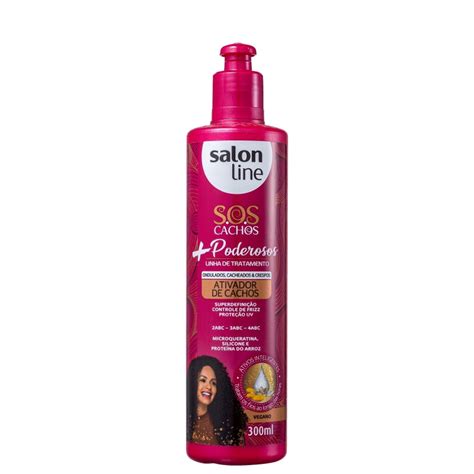 Ativador De Cachos Salon Line Sos Cachos Poderosos Ml Shopee Brasil