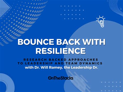 Resilience Bounce Back