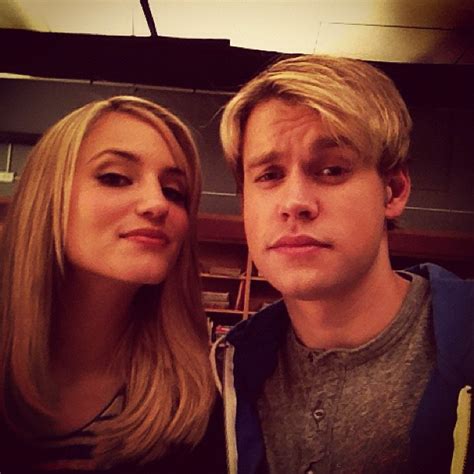 Chord and Dianna on set of Glee - Chord Overstreet and Dianna Agron ...