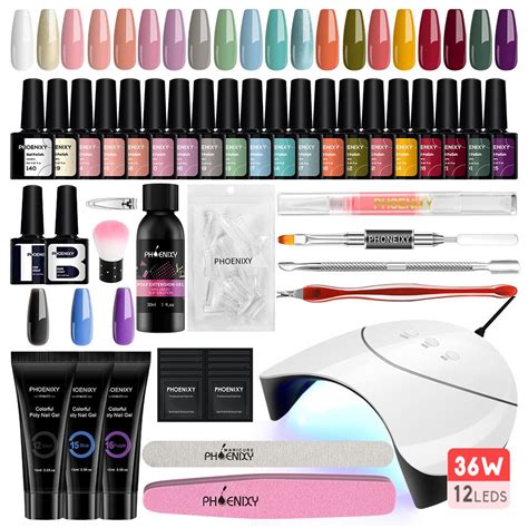 Buy Phoenixy Nail Starter Kit Manicure Tools Set With Pcs Nail Polish