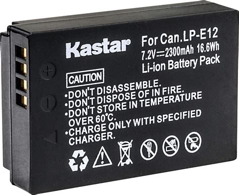 Bateria Kastar LP E10 Reemplaza A Canon LP E10 LC E10 Compatible Con