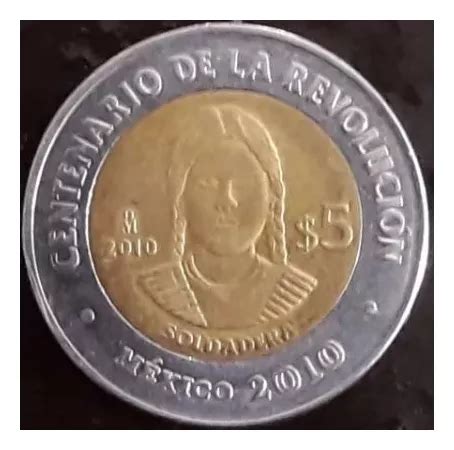 Moneda La Soldadera De Pesos Conmemorativa Meses Sin Inter S