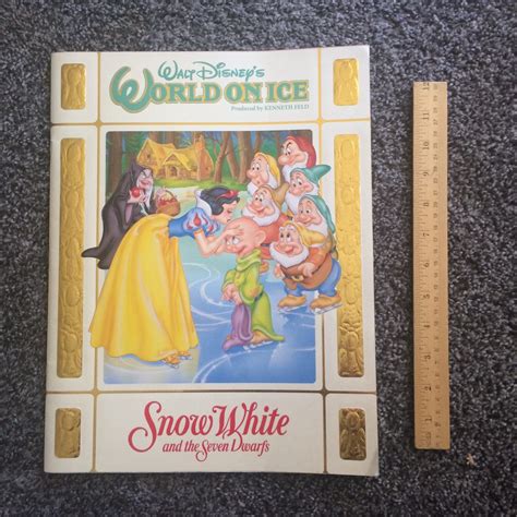 World On Ice Snow White Program Walt Disney Souvenir Etsy Canada