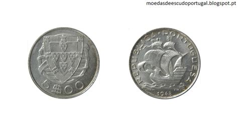 Moedas Portuguesas Moedas De Portugal Emitidas No Ano De 1948