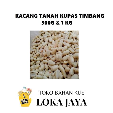 Jual Kacang Tanah Kupas Timbang 1 Kg Shopee Indonesia