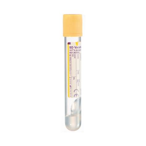 BD Vacutainer SST II Advance Plus Tube 8 5mL Gold X 100 MidMeds