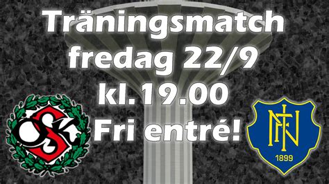 Träningsmatch i Bandy Örebro SK Möter Nässjö IF Fri Entré Örebro