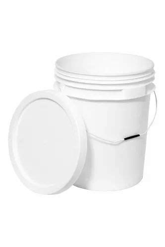 White Ppcp Ltr Plain Paint Bucket Capacity Ml At Rs Piece