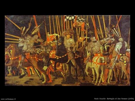 Paolo Uccello La Battaglia Di San Romano 1454 Louvre Uccelli Arte