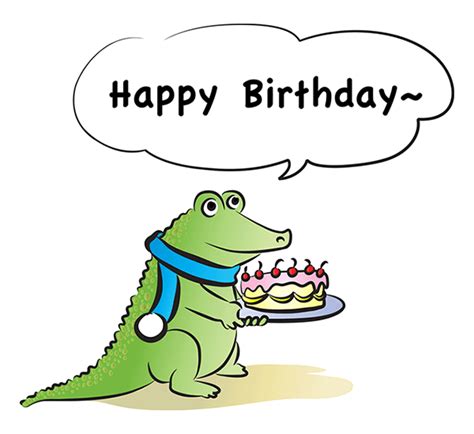 Birthday Alligator | Birthday emoticons, Happy birthday pictures, Happy ...