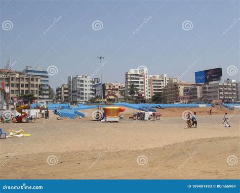 Awesome View of RK Beach Sea Road from Sea Shore. Editorial Stock Photo ...