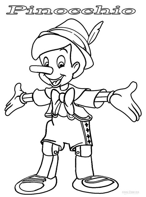 Coloriages Pinocchio Coloriages Gratuits Imprimer