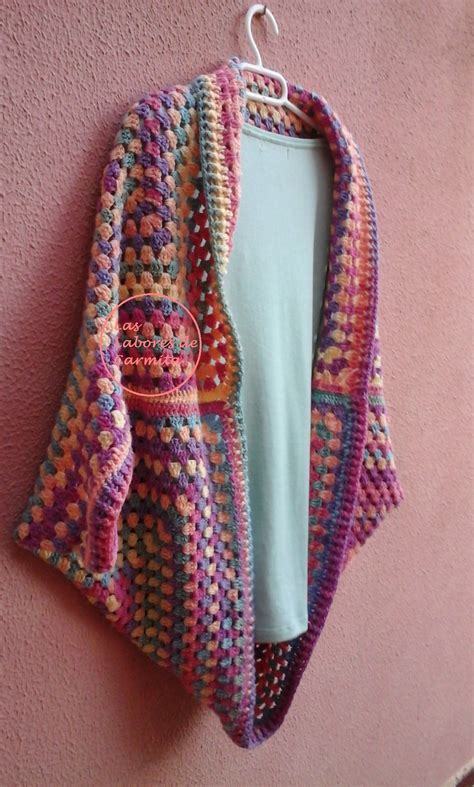 Chaquetafacilcrochet Ganchillo Chaqueta De Ganchillo Croch