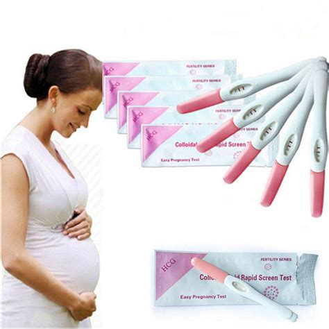 Buy Pcs Home Private Early Pregnancy Hcg Urine Midstream Test Strips