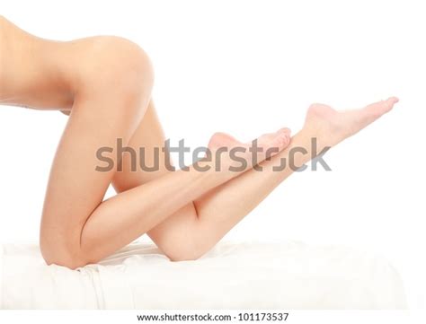 Beautiful Legs Nude Girl Standing On Stock Photo 101173537 Shutterstock